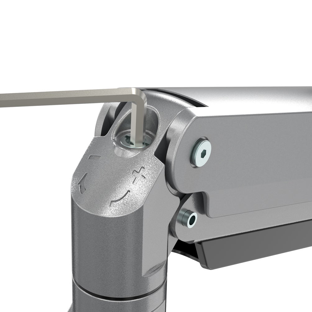 Neomounts NM-D775DX3SILVER bureausteun voor 3 flatscreens