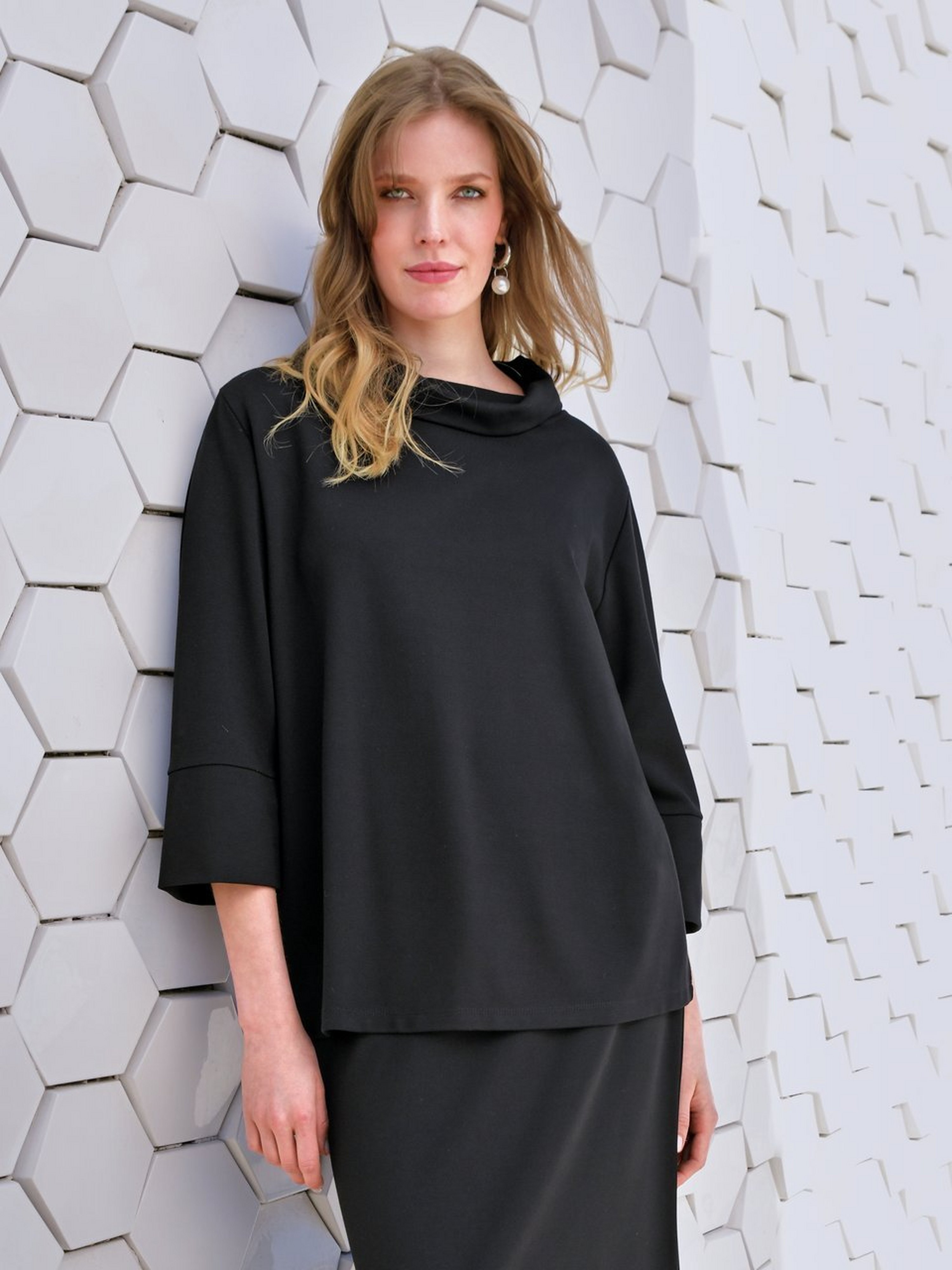 Sweatshirt mit 3/4-Arm