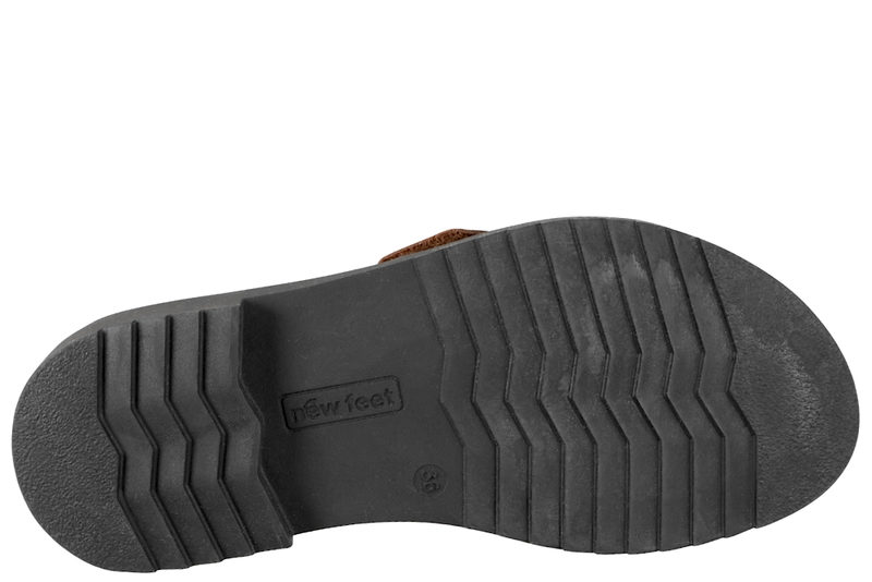 NEW FEET SANDAL I BRUNT GLAT SKIND