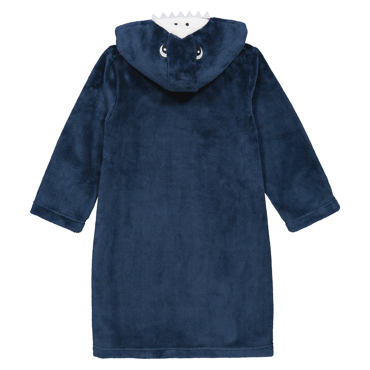 COLEÇÕES LA REDOUTE<br>Xadrez com mangas e capuz em fleece, estampa de tubarão