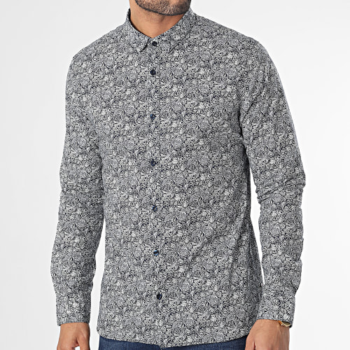 Chemise Manches Longues Bandana Carton 10711547D Bleu Marine