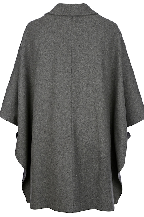 Cape, Straight Fit, meliertes Muster, 3/4-Ärmel