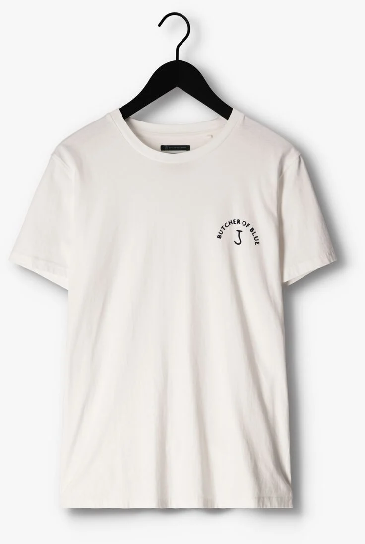 BUTCHER OF BLUE witte butcher of blue t-shirt classic arch tee
