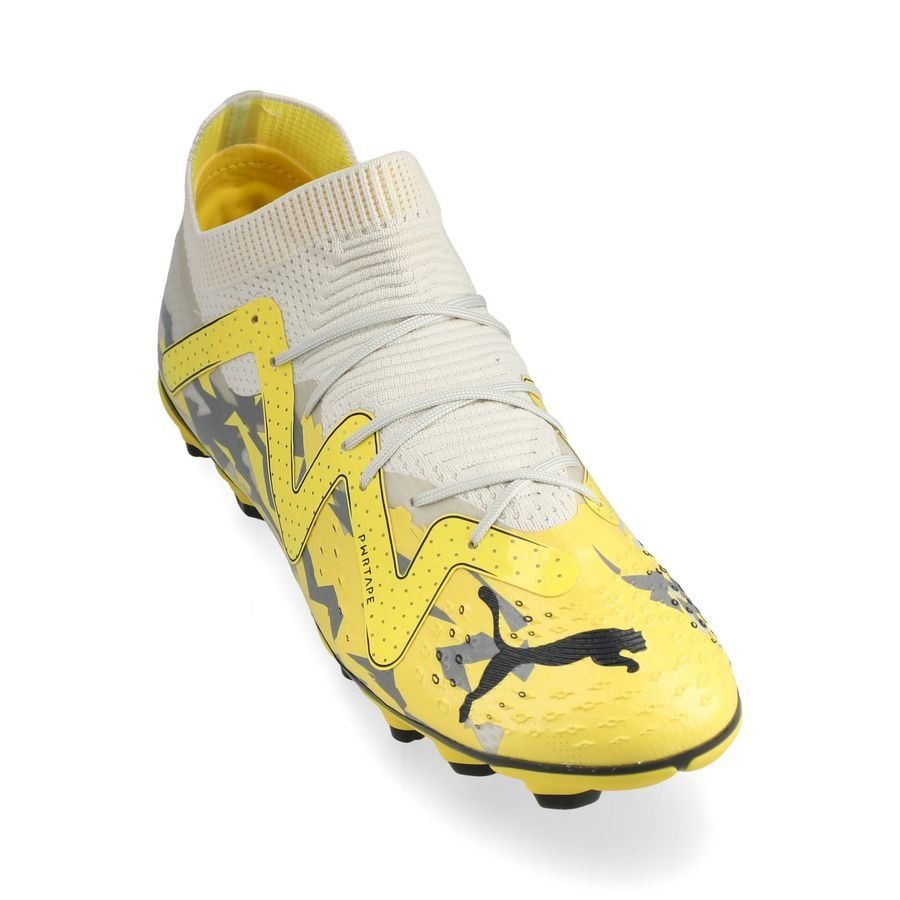PUMA Future Pro FG/AG Voltage - Sedate Gray/Gris/Yellow Blaze Enfant