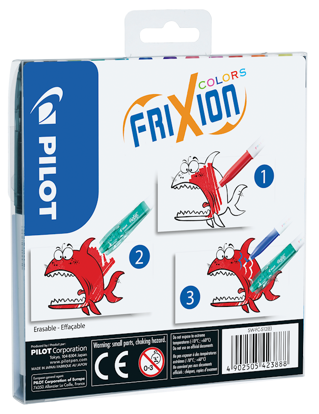 fiberpenn FriXion Colors 12 pk