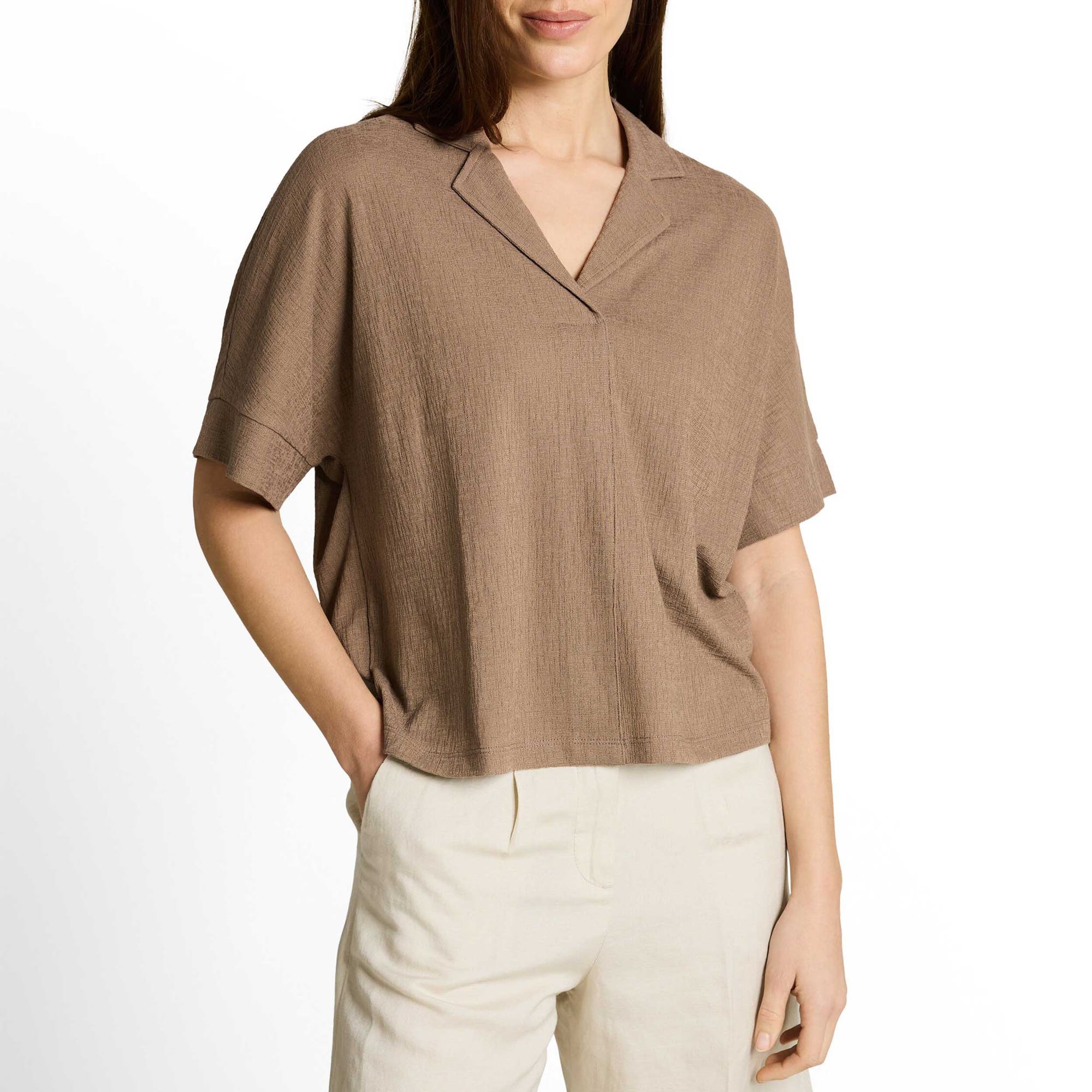 T-shirt Femme taupe