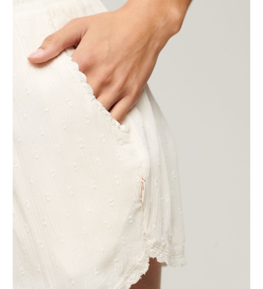 Calções de praia vintage Off-White da Superdry
