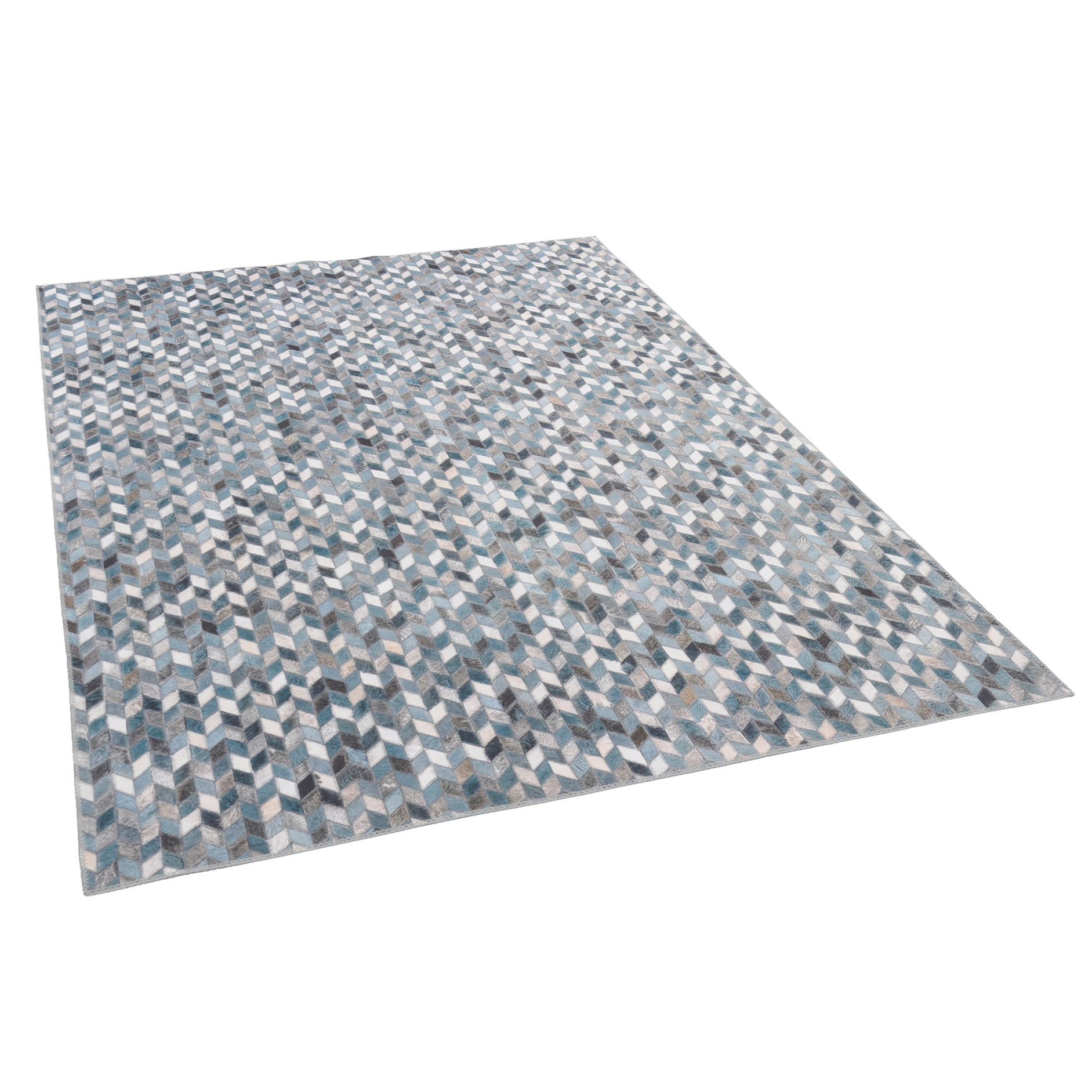 Teppich - blau-multicolor - 80x150 cm