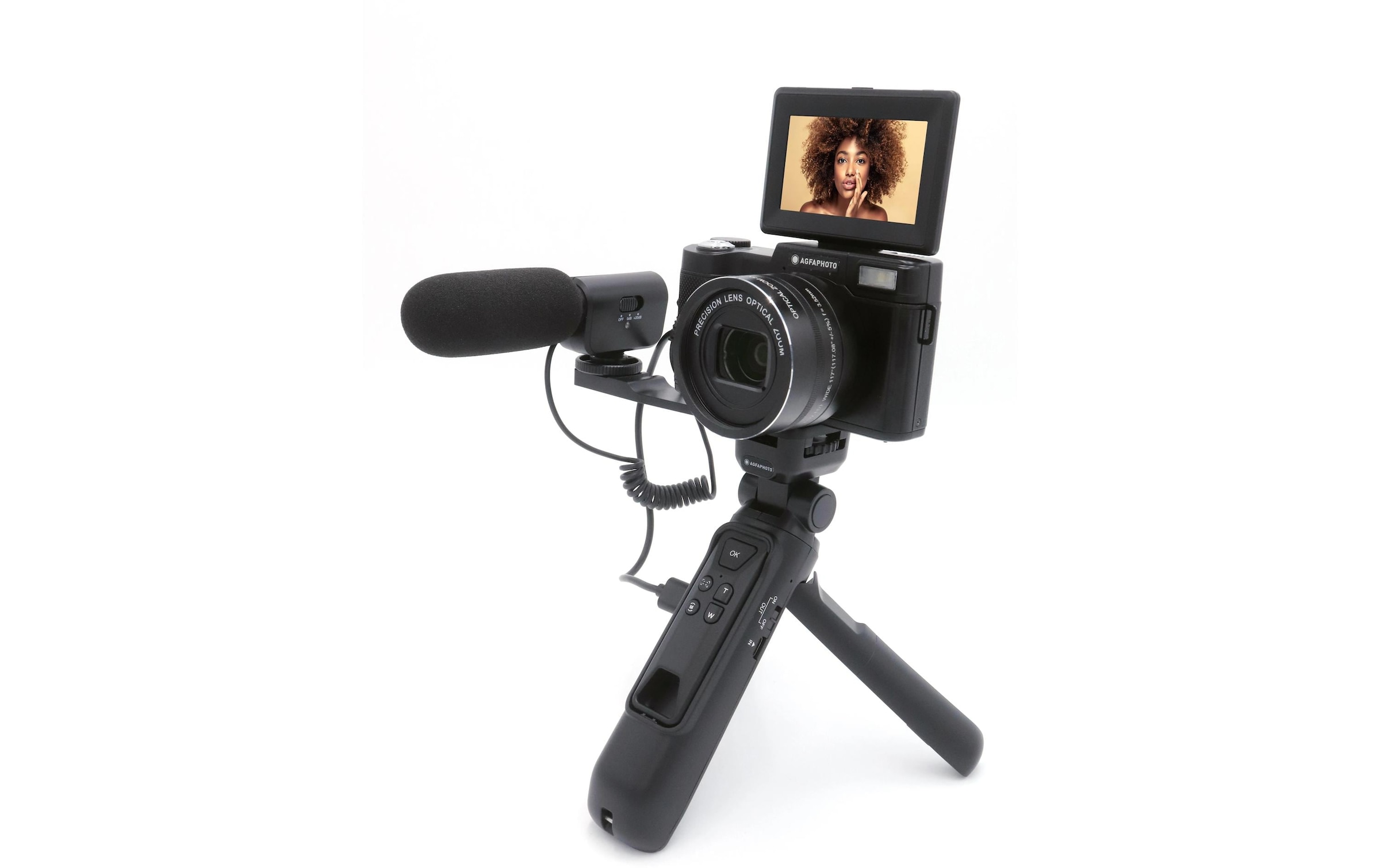 AgfaPhoto Kompaktkamera »Realishot VLG4K-OPT« , 24 , 5 fach fach x opt. Zoom