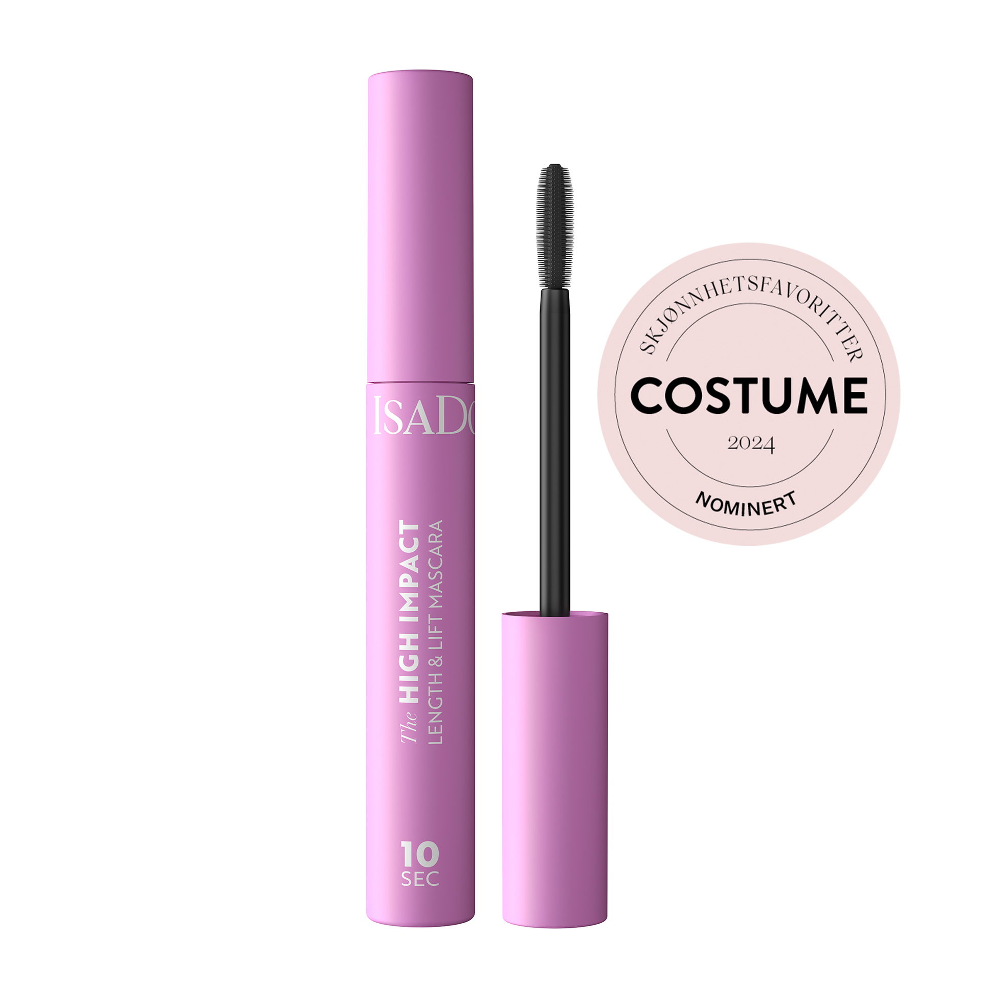 Isadora The 10 Sec High Impact Lenght&Lift Mascara 01 Black