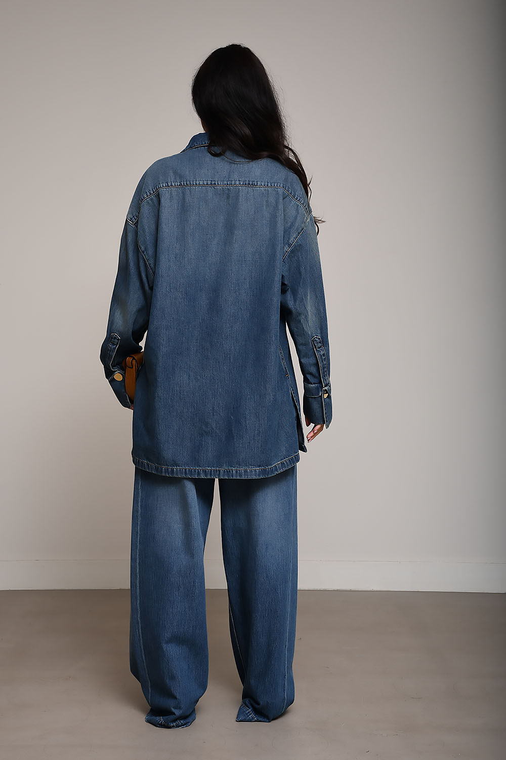 Jodie tunic style tencel shirt