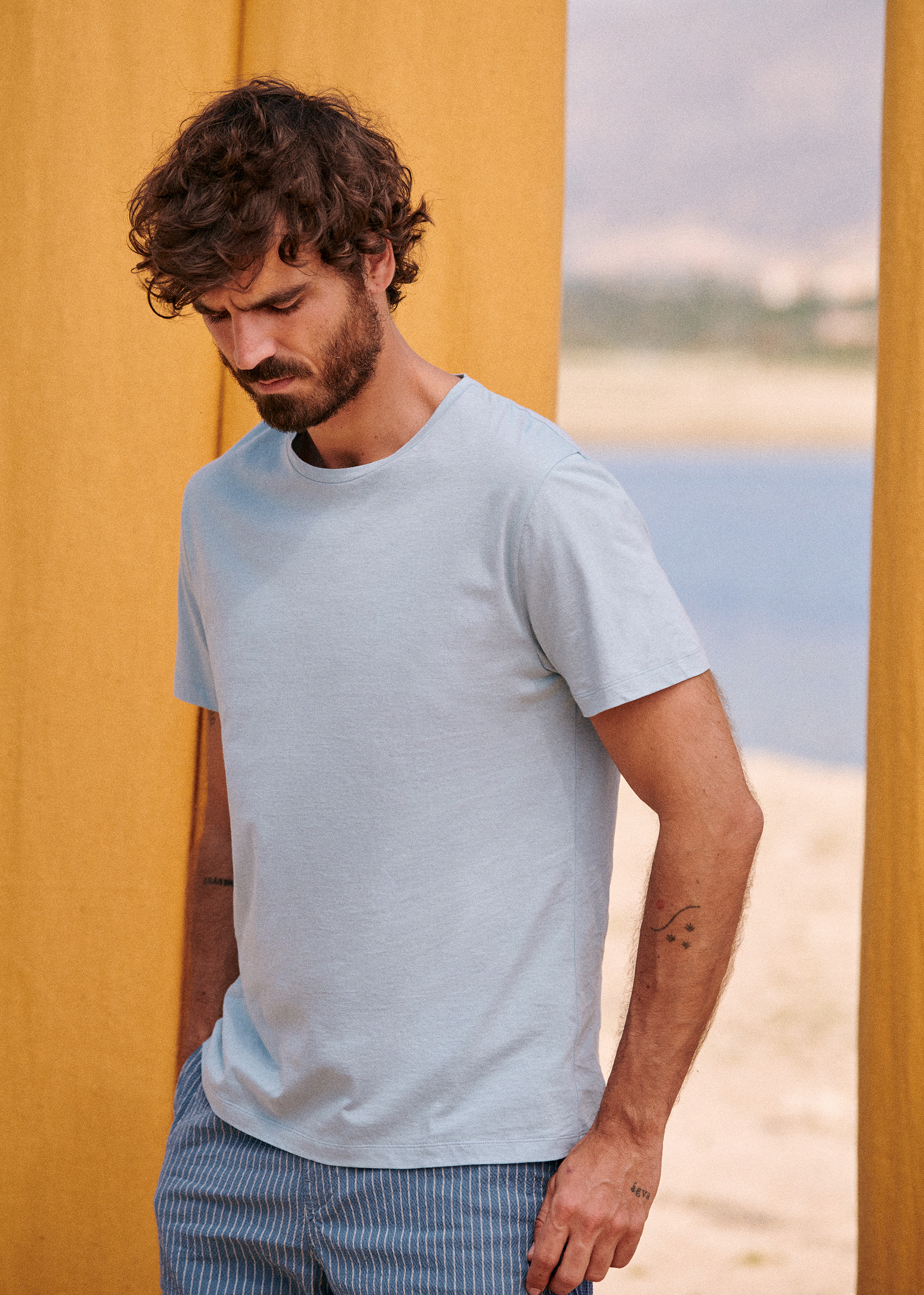 T-shirt Pace - Bleu Clair - POUR LUI 5906579
