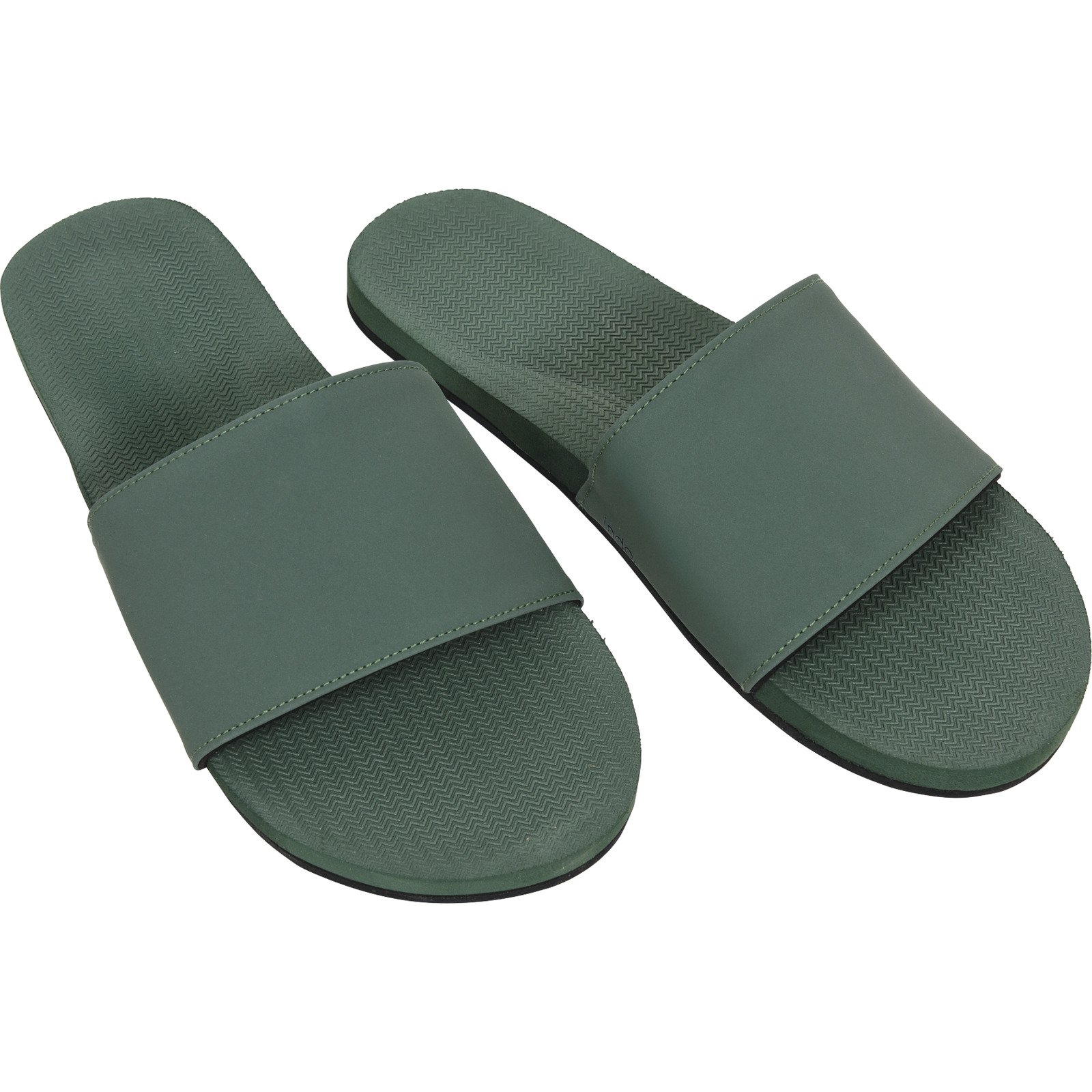 Indosole Herren Slides braun, 39/40
