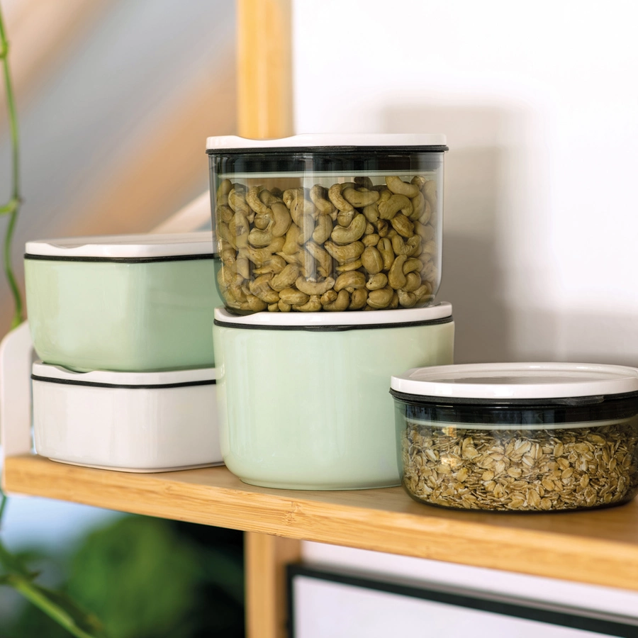 Villeroy & Boch Glas-Lunchbox To Go & To Stay 13 x 6 cm grau