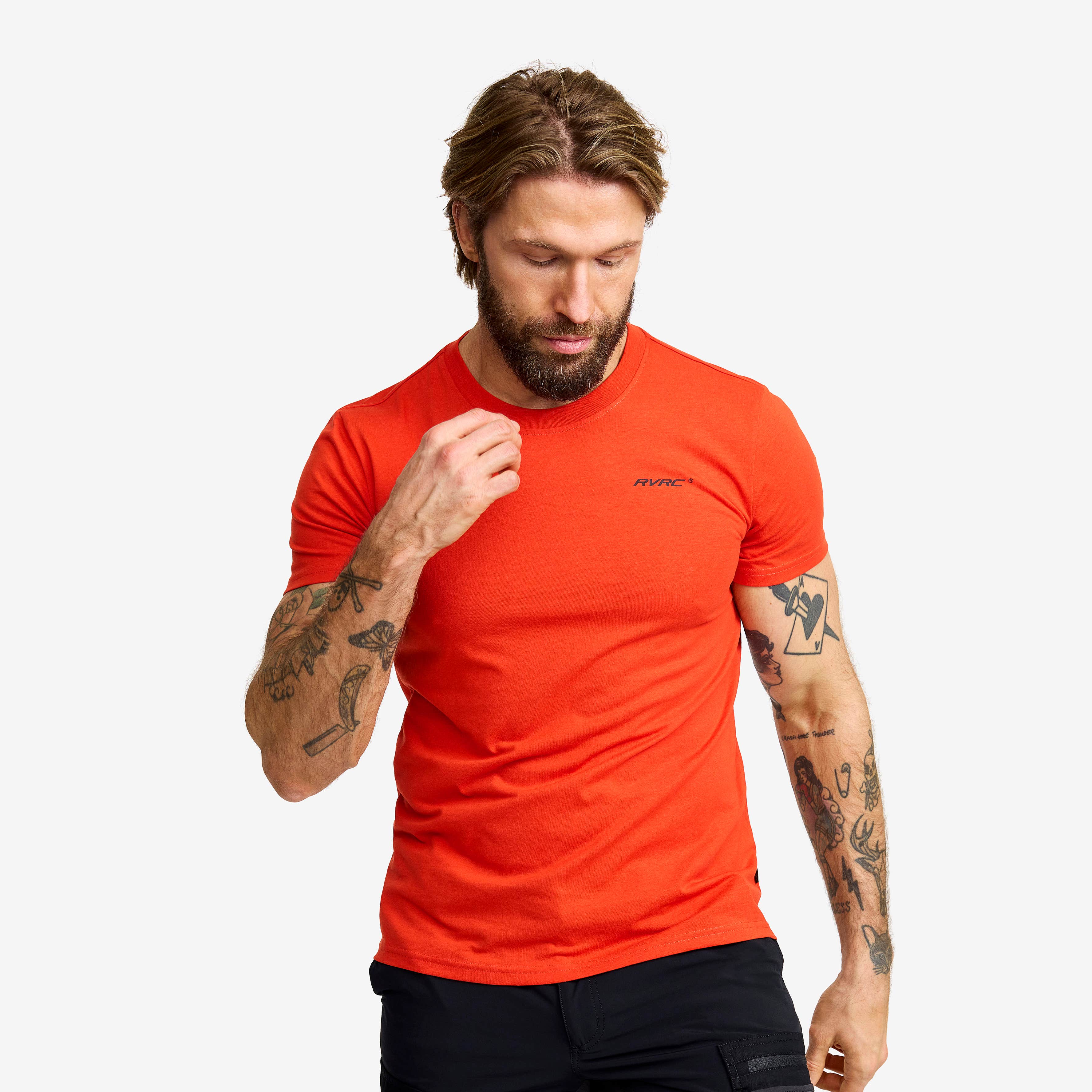 Easy T-shirt Slim Fit Herre Pureed Pumpkin