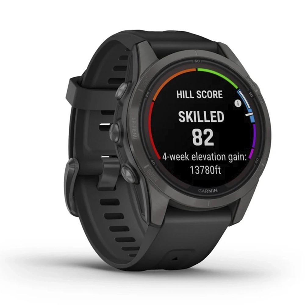 Garmin fenix 7S Pro Sapphire Solar Edition Smartwatch Schwarz/Carbongrau 42mm