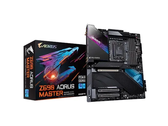[OUTLET] - Gigabyte Z690 AORUS MASTER, Intel, LGA 1700, Intel® Core™ i5, Intel® Core™ i7, Intel® Core™ i9, LGA 1700, DDR5-SDRAM, 128 GB