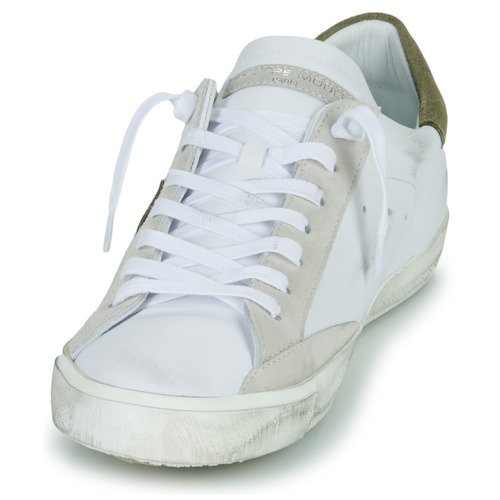 Philippe Model - PRSX LOW MAN Blanco / Kaki