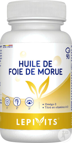 Lepivits Huile De Foie De Morue Système Immunitaire 90 Capsules