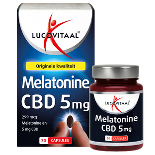 Lucovitaal Melatonine CBD 5 Mg Capsules 30CP