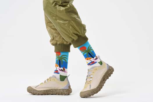 Happy Socks Beach Sock Socken in Mehrfarbig