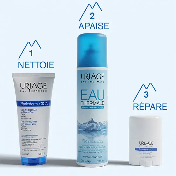 Uriage Bariéderm-Cica Stick Reparador de Rachaduras 22g