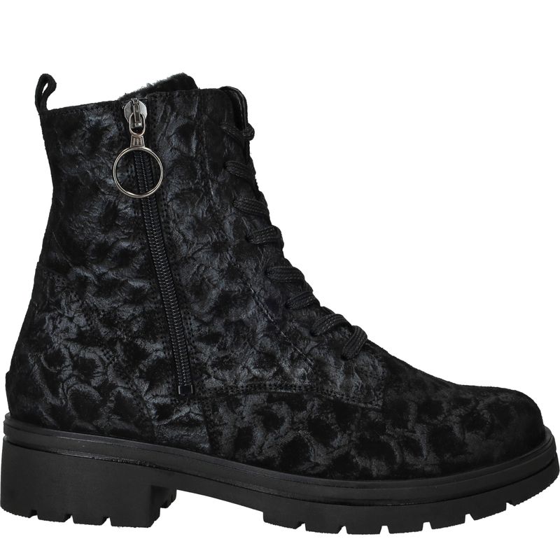 Waldlaufer Zoe Veterboots Zwart Dames