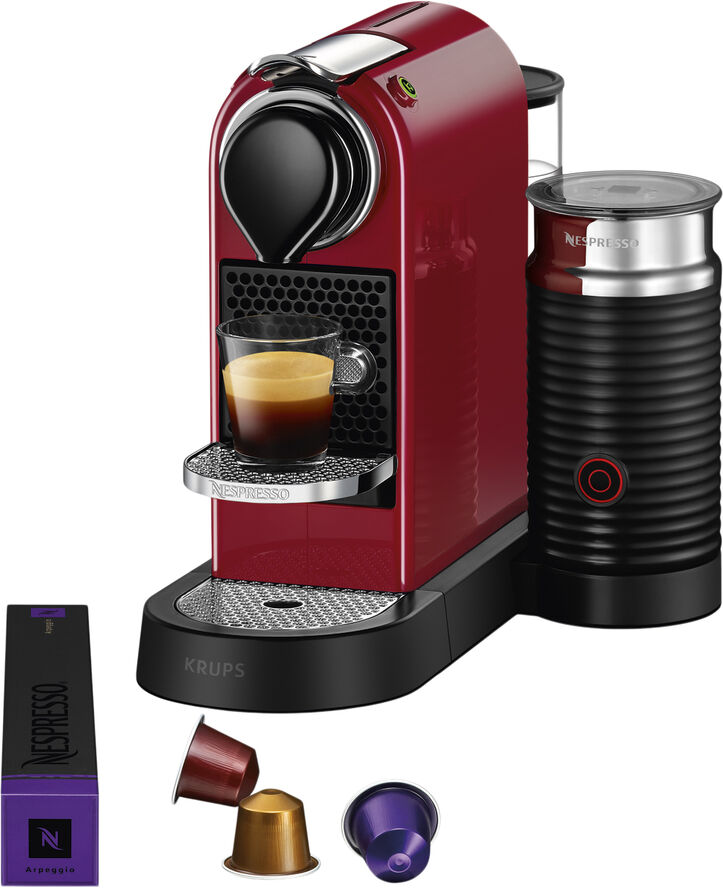 Nespresso CitiZ&Milk kaffemaskine Rød