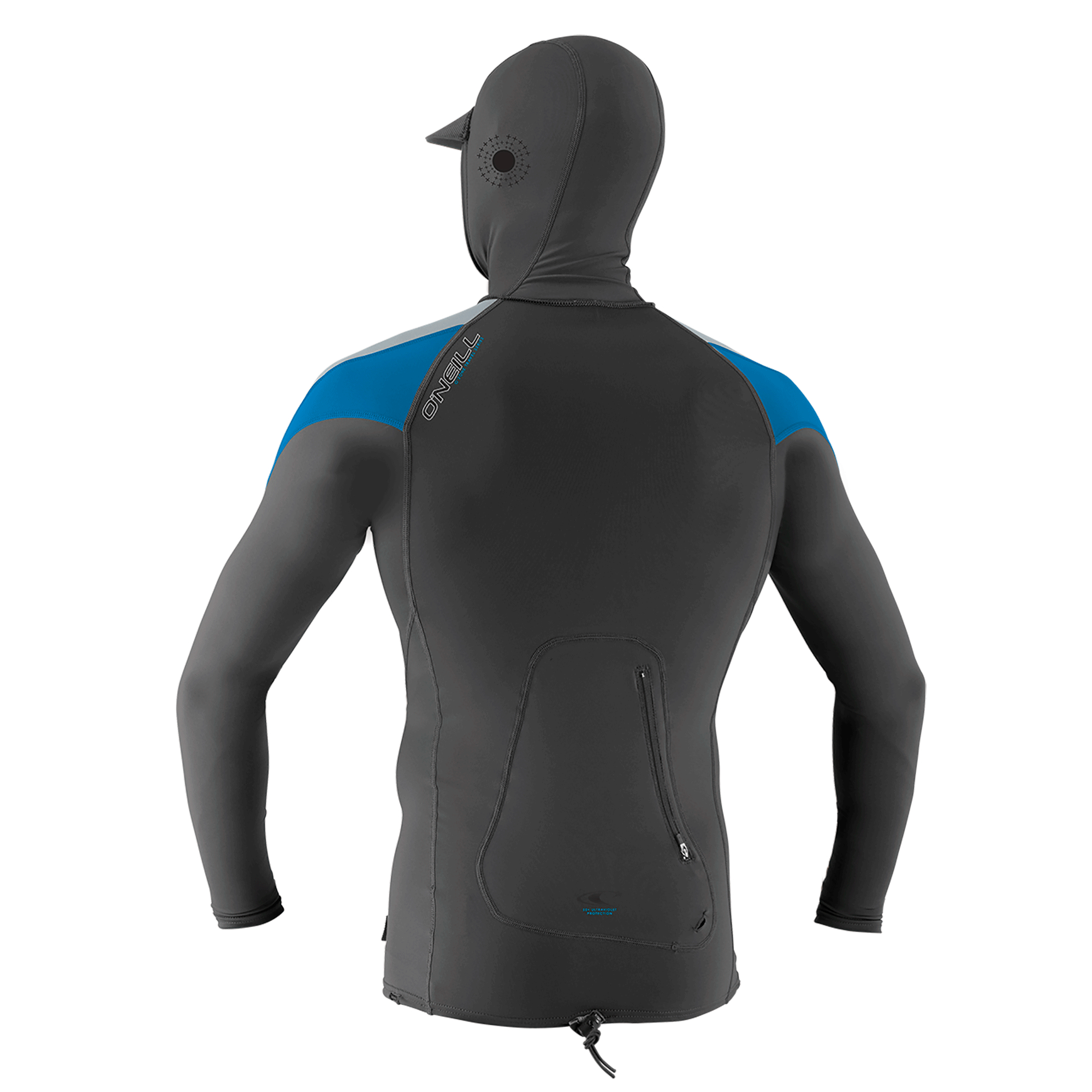 O'Neill Premium Skins O'zone L/S Rash Guard w/hood / Lycra capuche Graphite