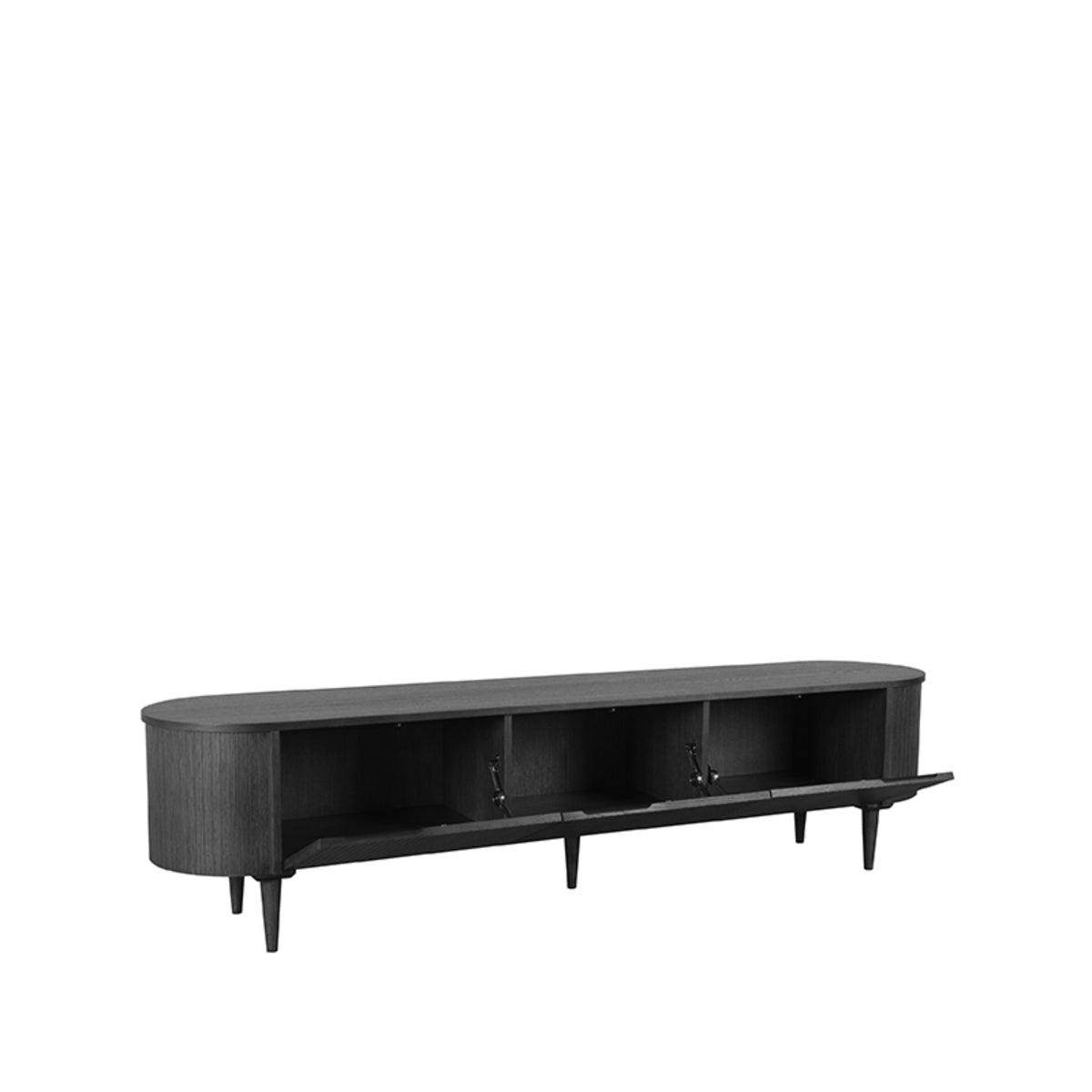 LABEL51 - Tv-Meubel Oliva 220 cm - Zwart Eiken