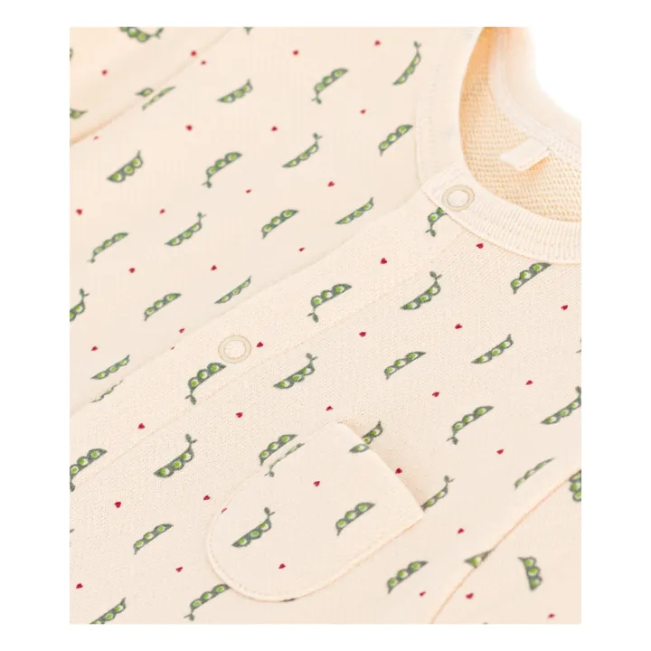 Petit Bateau Combinaison Mowgli Molleton | Ecru
