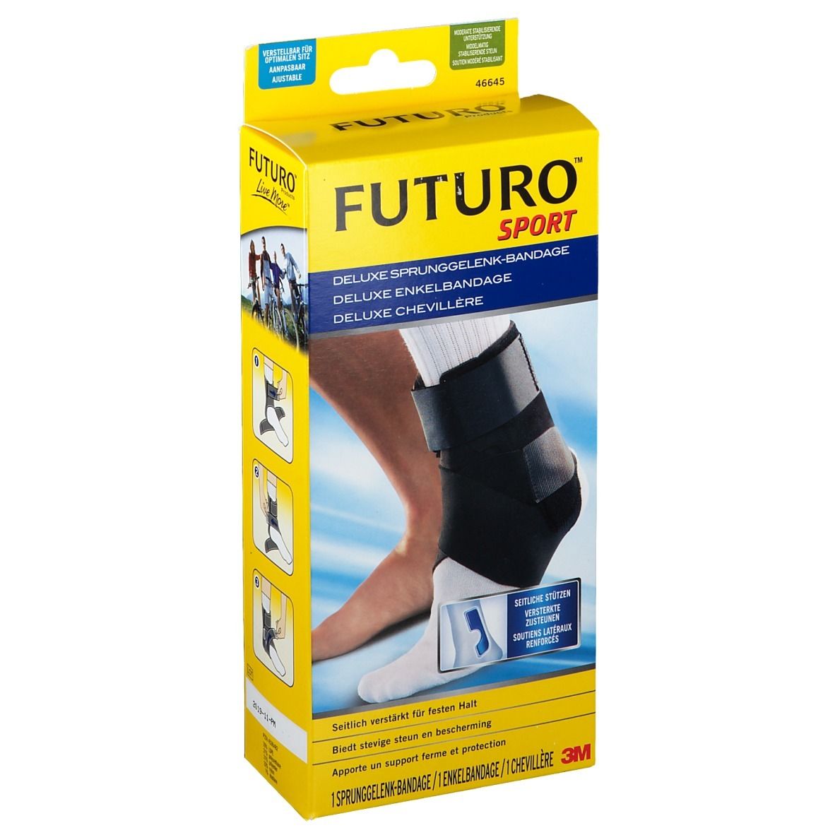 FUTURO™ Sport Deluxe Sprunggelenk-Bandage Einheitsgröße