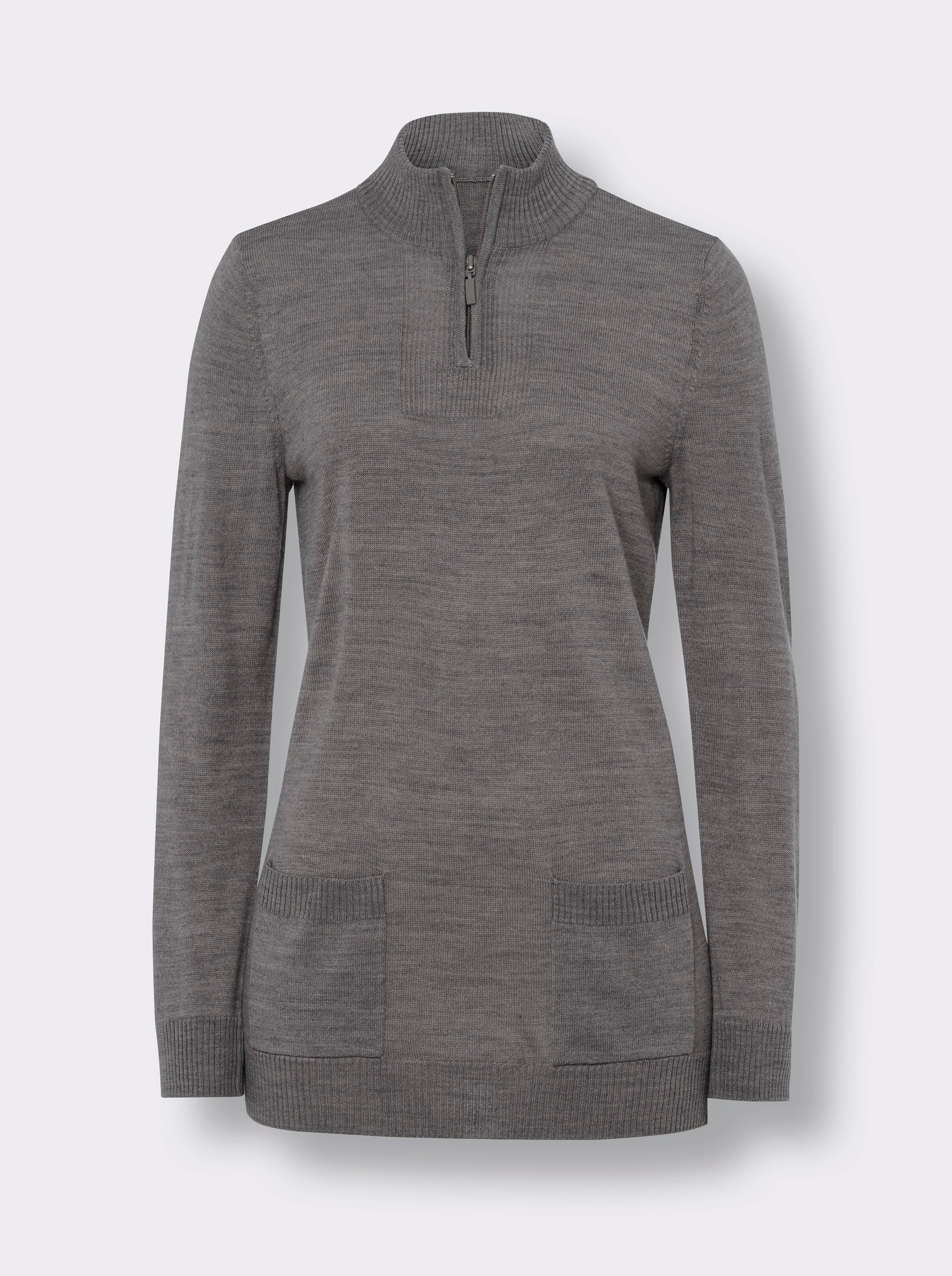 Stehkragenpullover