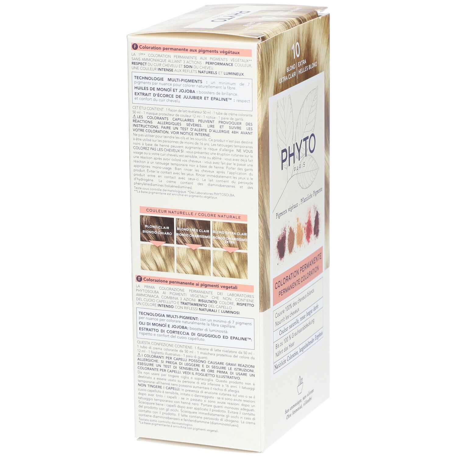 PHYTOCOLOR 10 Extra helles Blond