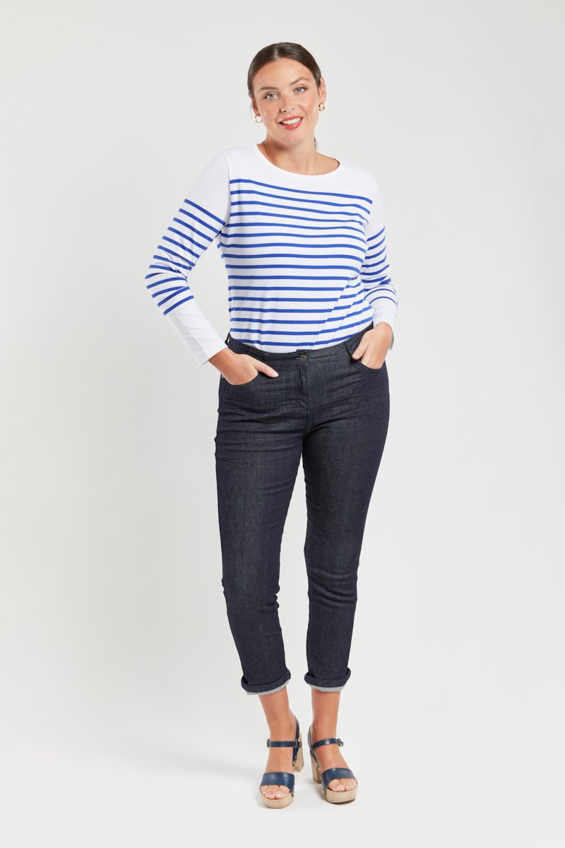 Jean 7/8 coupe slim - coton