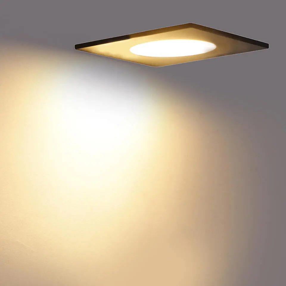 Qazqa tuinspots simply zwart geïntegreerde led