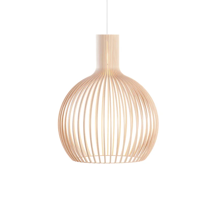 Secto - Octo Small 4241 Pendelleuchte, Ø 45 x H 55 cm, Birke