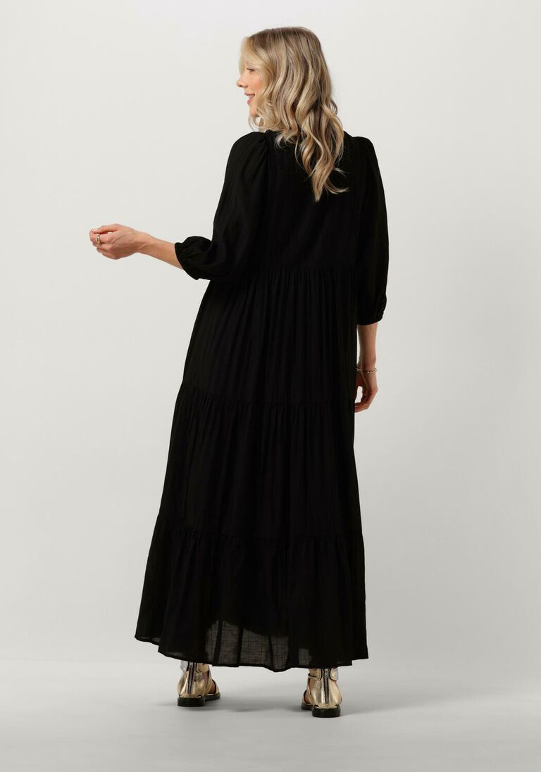 NUKUS zwarte nukus maxi jurk sabrina dress