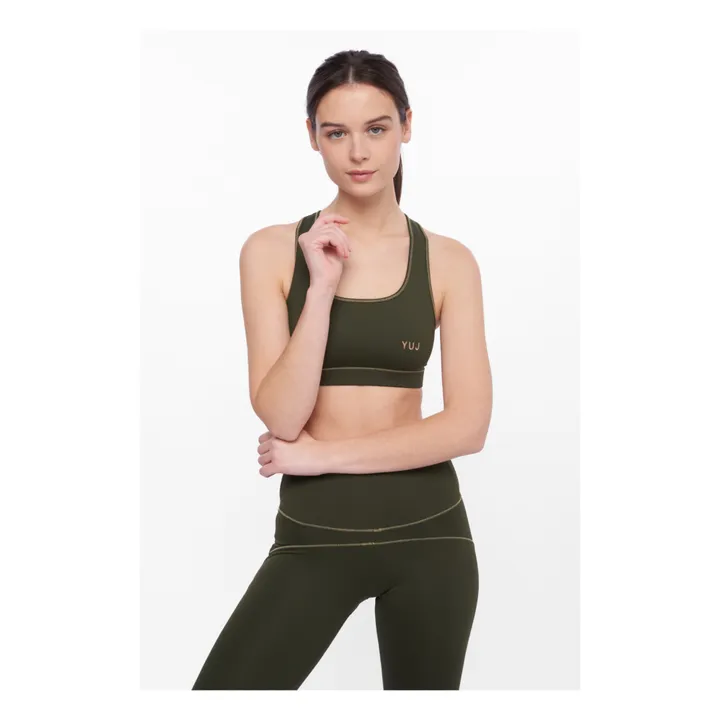 YUJ Paris Brassière Anahata | Vert kaki