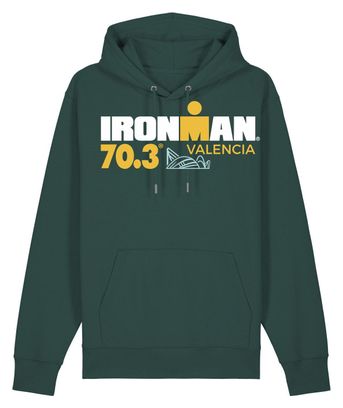 Sweat à Capuche Ironman 70.3 Valencia Vert