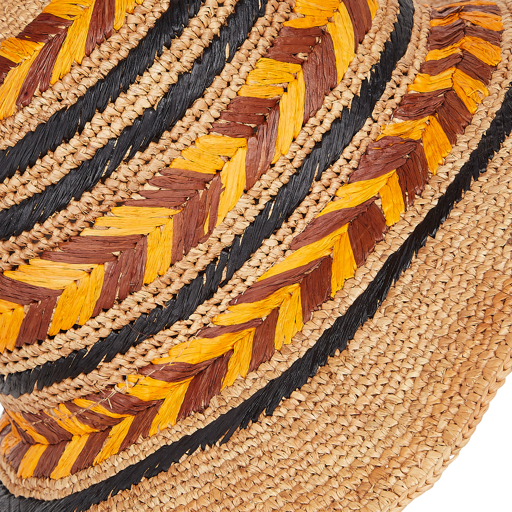 FABELA - Chapeau en raphia| Jaune