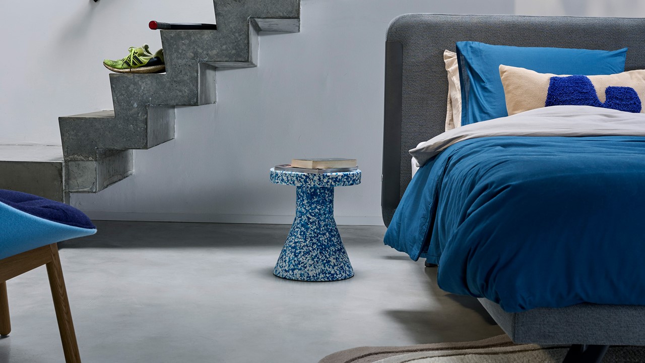 Elektrisch Bed Element Spirit met Cool Motion 6 matrassen denim