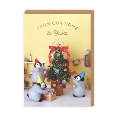 From Our Home To Yours Penguins Card