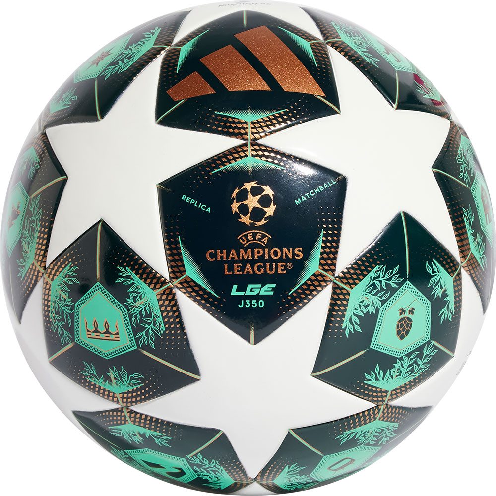 adidas UCL 24/25 Knockout Stages J350 League Ball Kinder white