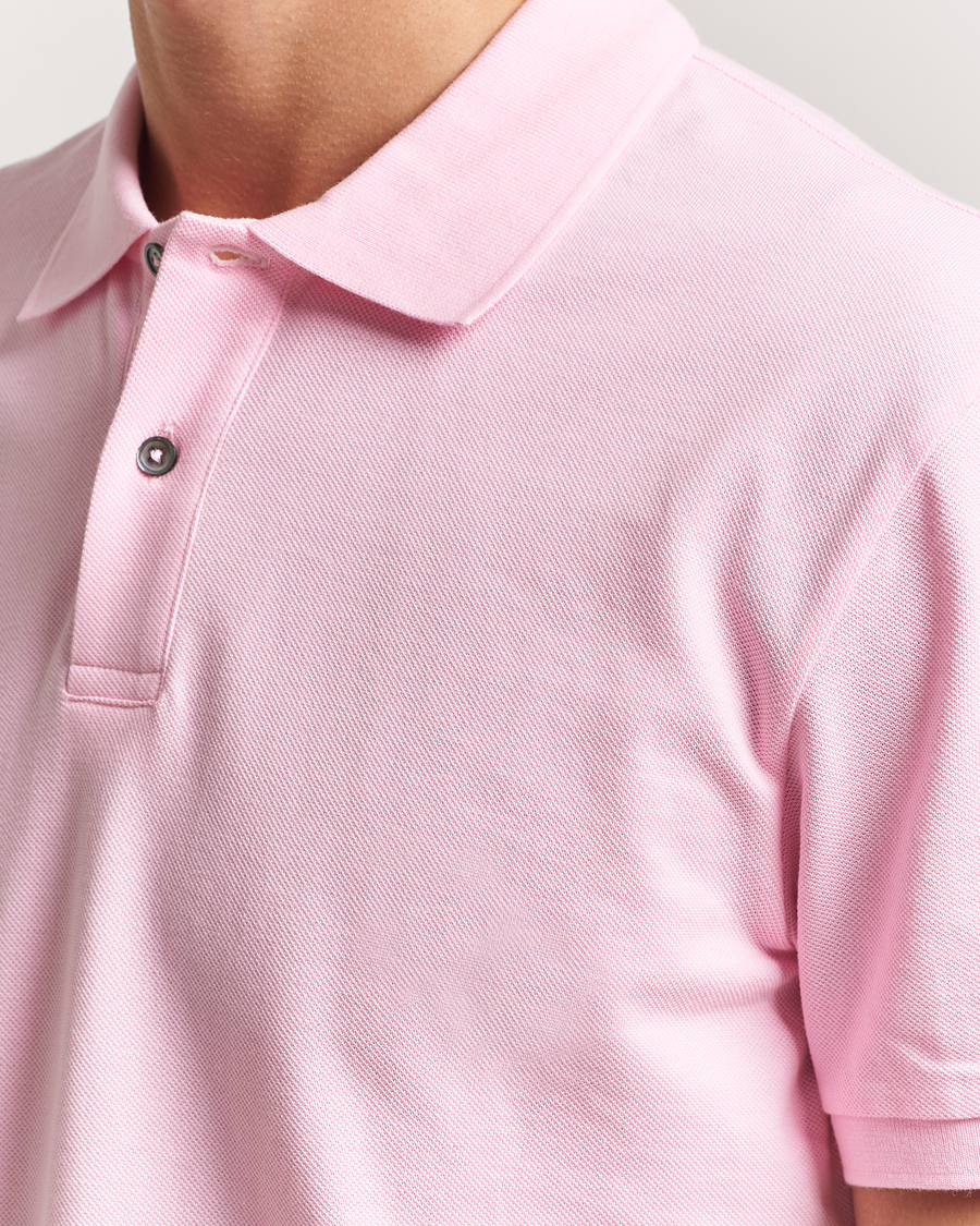 Oscar Jacobson Alex Cotton Polo Pink