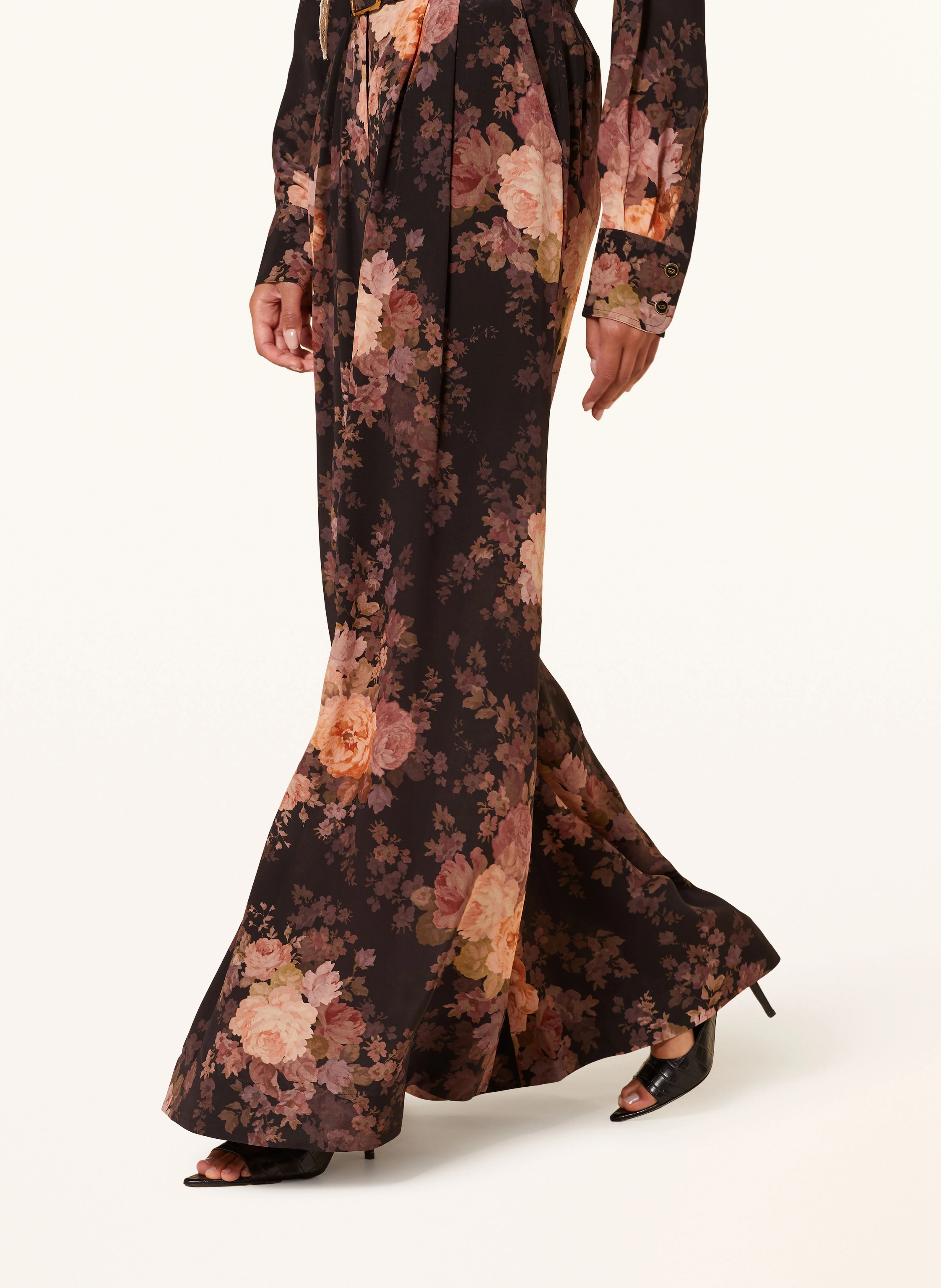 ZIMMERMANN Marlenehose ILLUSTRATION aus Seide