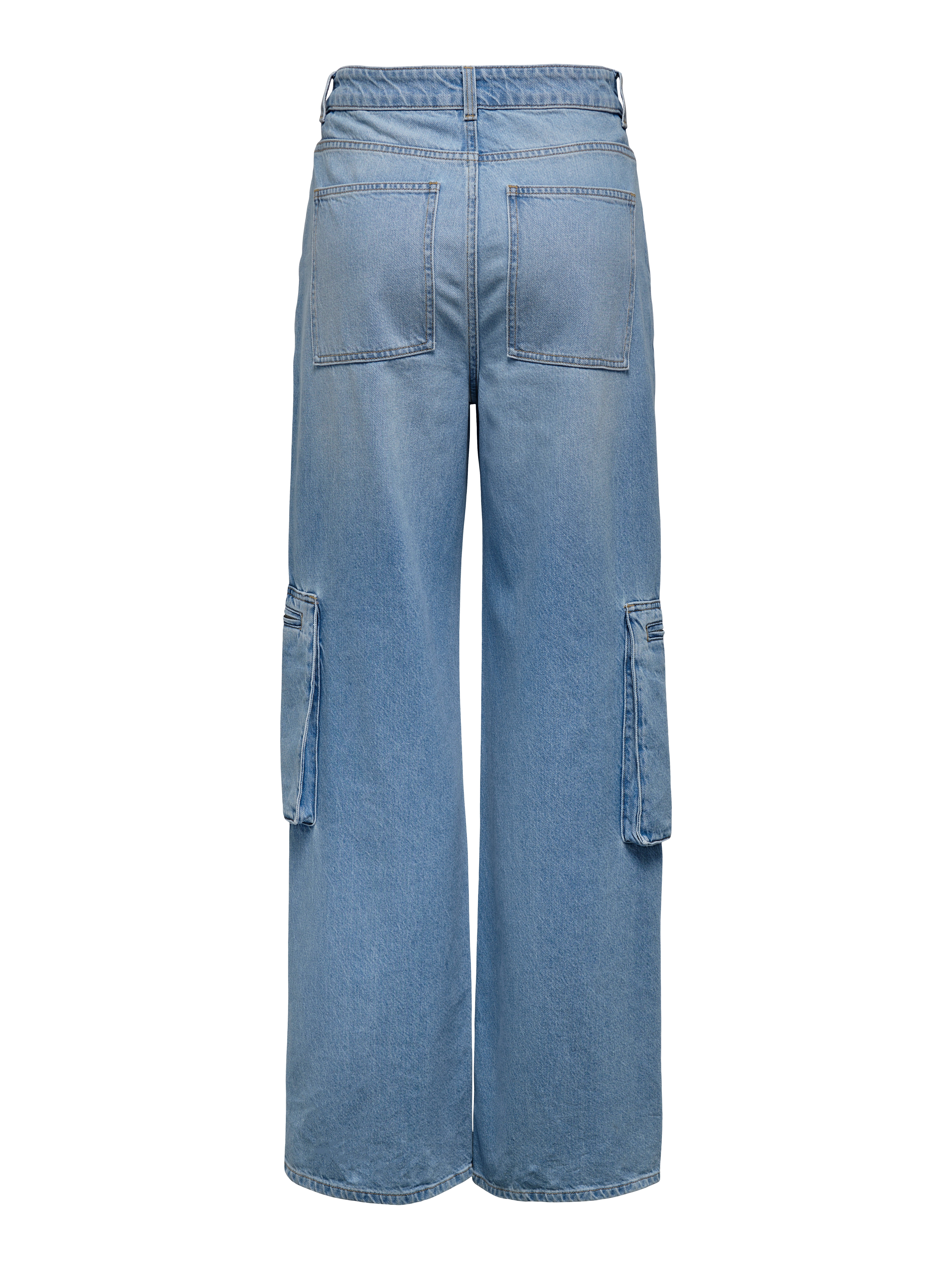 ONLHOPE Sehr hohe Taille Weiter Beinschnitt Jeans Light Medium Blue Denim