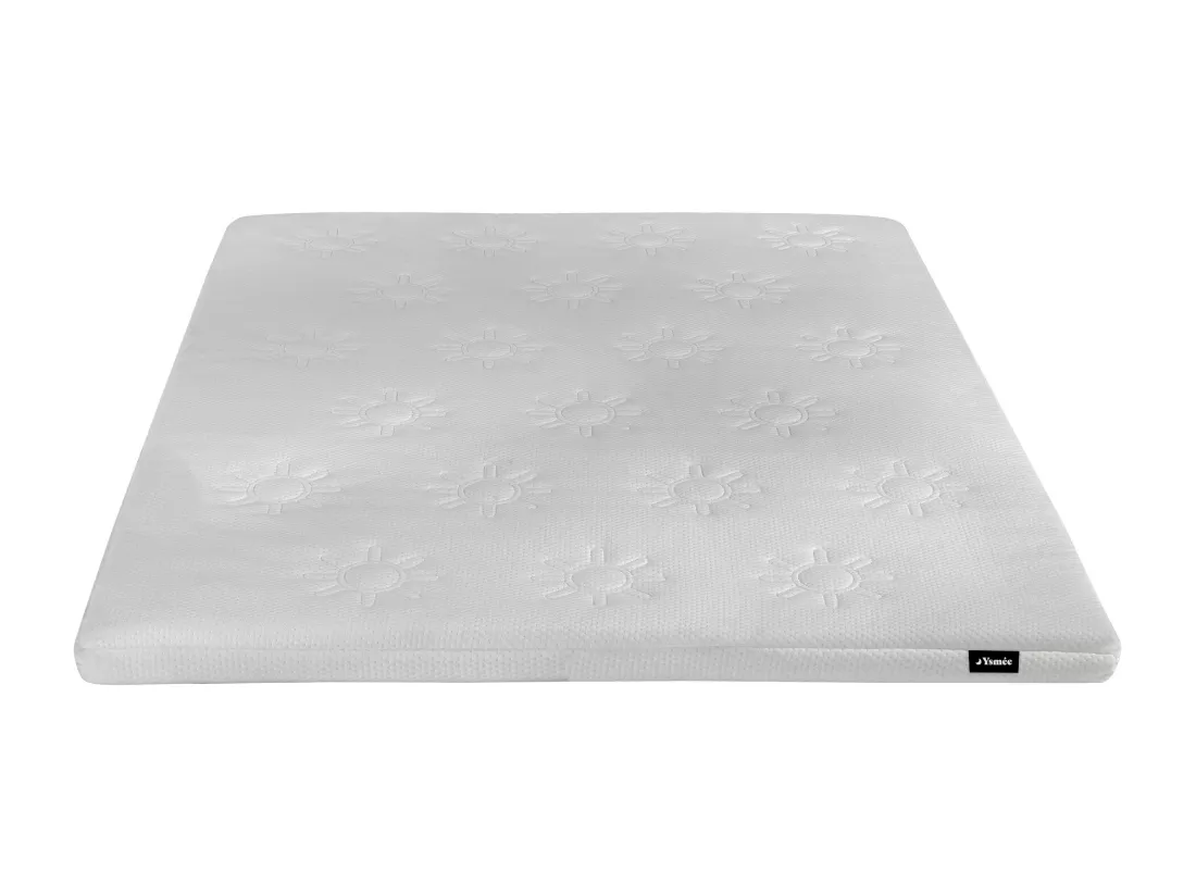 Surmatelas 140 x 190 cm gel et mousse mémoire de forme ép.6cm - BI FEELING de YSMÉE
