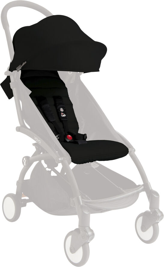 Babyzen YOYO  6  Siddedel - Sort Sort