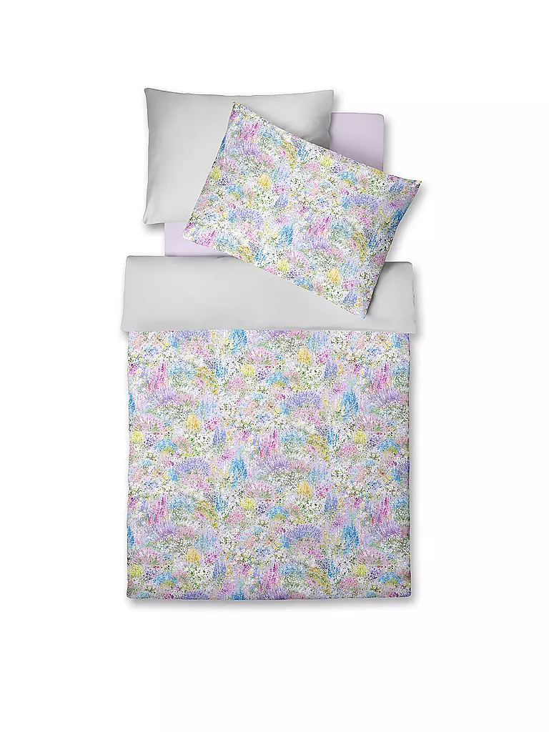 FLEURESSE Satin Bettwäsche BED ART 70x90cm/140x200cm Bunt bunt